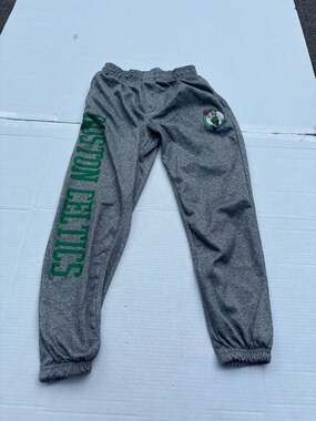 Ultra Game NBA Boston Celtics Youth Heather Gray Jogger Sweatpants Size 10-12 M